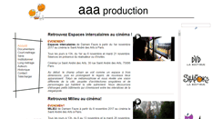 Desktop Screenshot of aaaproduction.fr