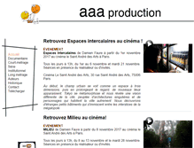 Tablet Screenshot of aaaproduction.fr